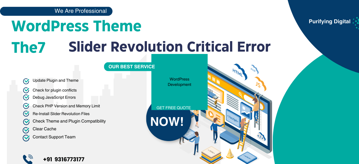 Slider Revolution critical error is still there, so don't worry. You can quickly fix this error by following the steps given above. Errors in WordPress are standard, but every error has a solution. You can contact us if you have any questions or other problems. We will be happy to help you.